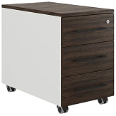 Тумба мобильная КОБОР TМ3-40/50 white/charlston