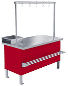 Прилавок холодильный Марихолодмаш ПХС-1,25/0,85 с креплением для перекладины