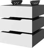 Тумба подвесная КОБОР T-3 black/premium