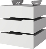 Тумба подвесная КОБОР T-3 aluminum/premium