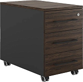 Тумба мобильная КОБОР TМ3-40/80 black/charlston