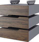 Тумба подвесная КОБОР T-3 graphite/charlston