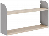 Полка КОБОР S1-80/20 aluminum/natural
