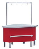 Прилавок холодильный Марихолодмаш ПХС-УН с креплением для перекладины (вынос. холодоснабж.)